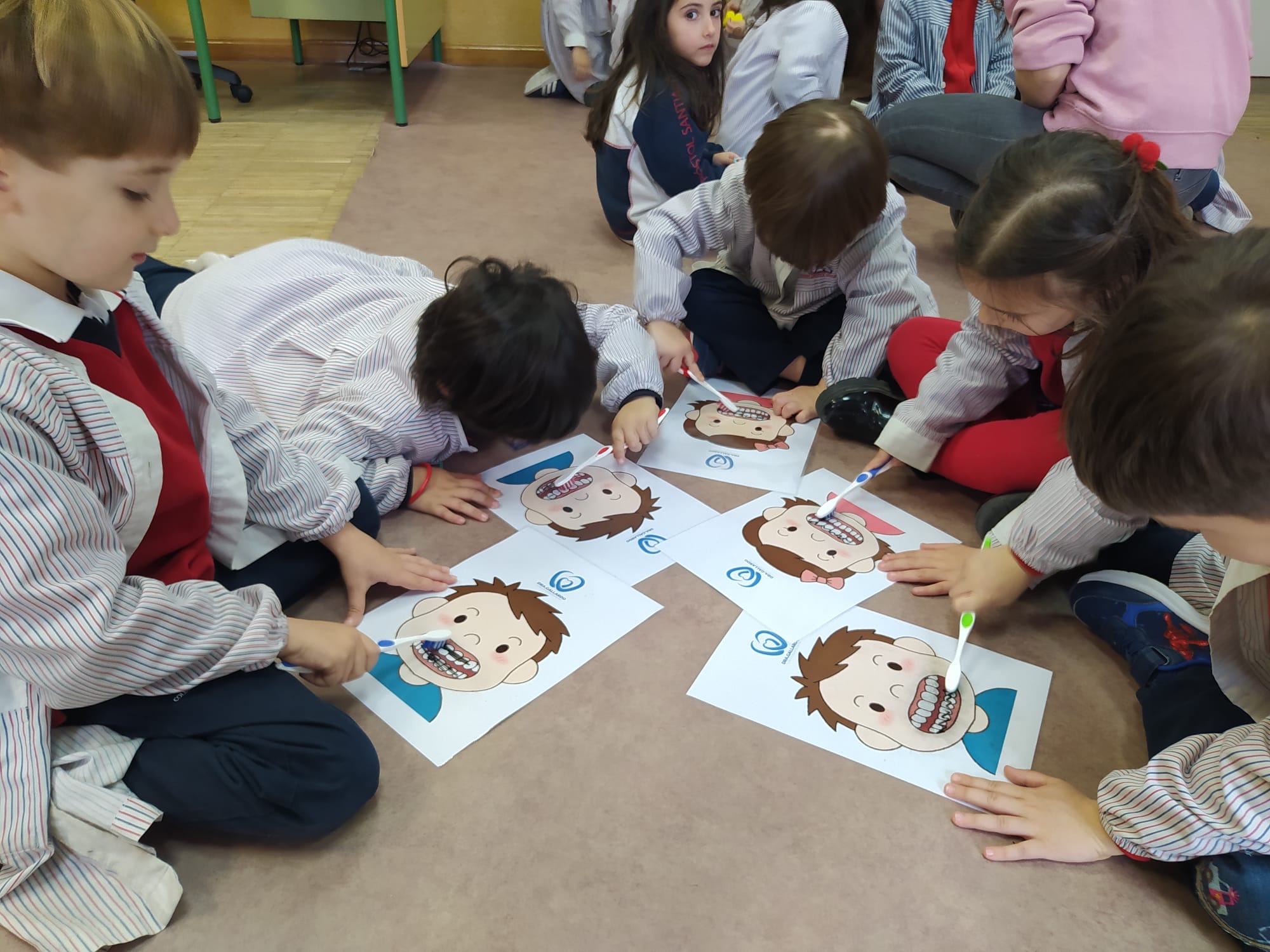 Taller de Higiene Bucal en 2º de Educación Infantil