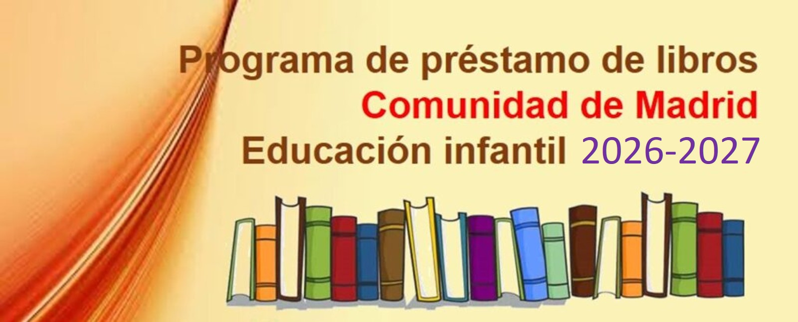 Solicitud de préstamo de libros en Infantil 2026-2027